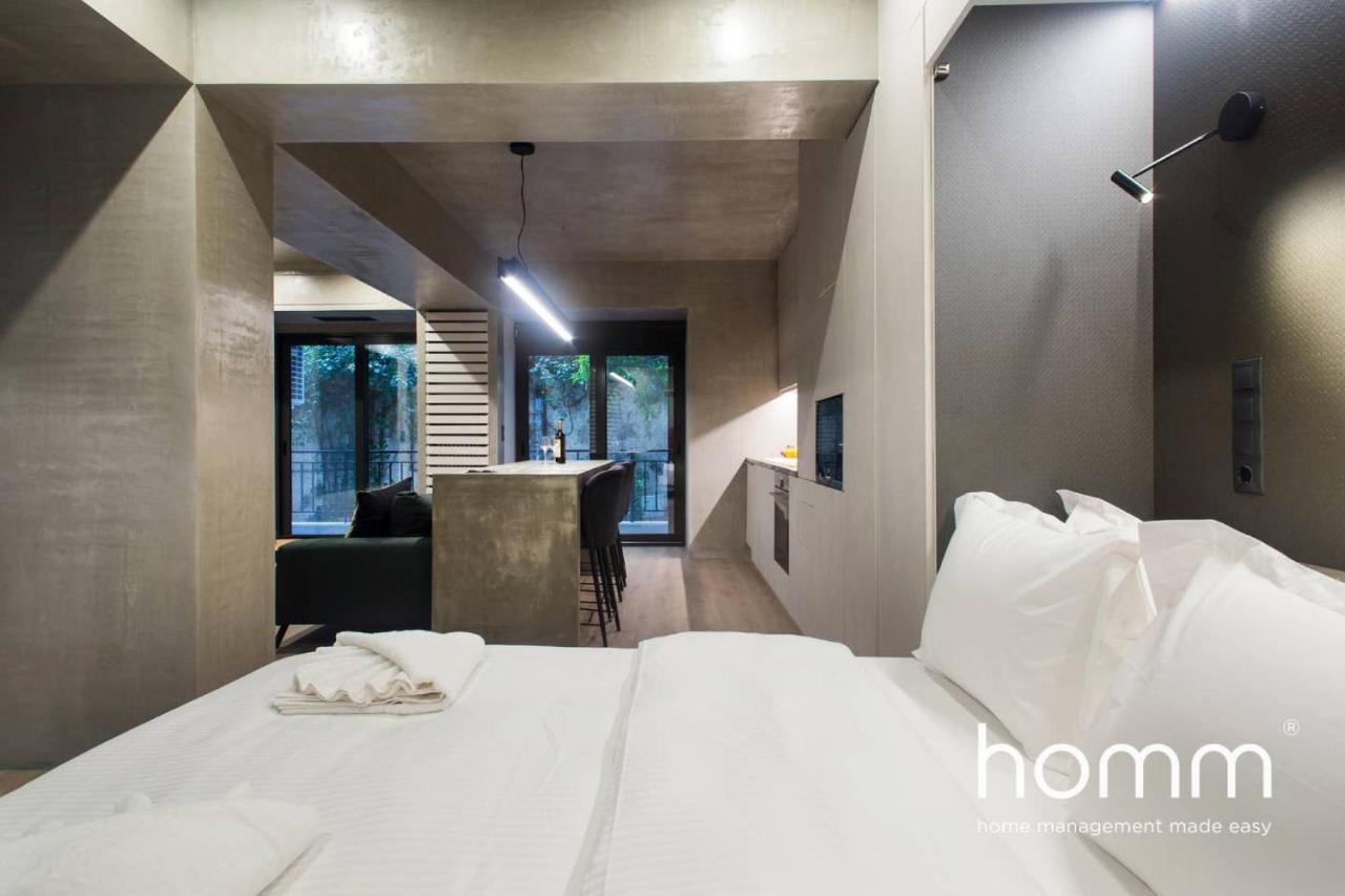 Unique Urban Homm Studio In Piraeus, Alkiviadou Apartman Kültér fotó